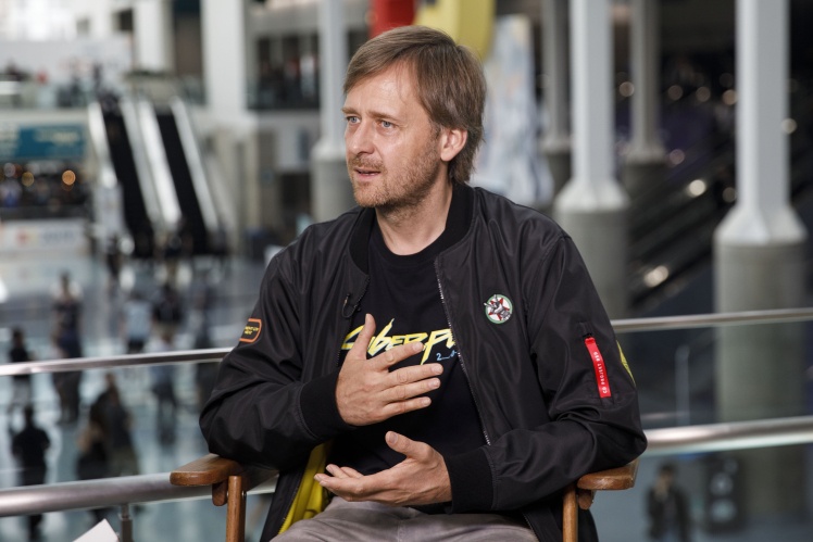 Генеральный директор и один из основателей CD Projekt Марцин Ивинский, Лос-Анджелес, 11 июня 2019 года.