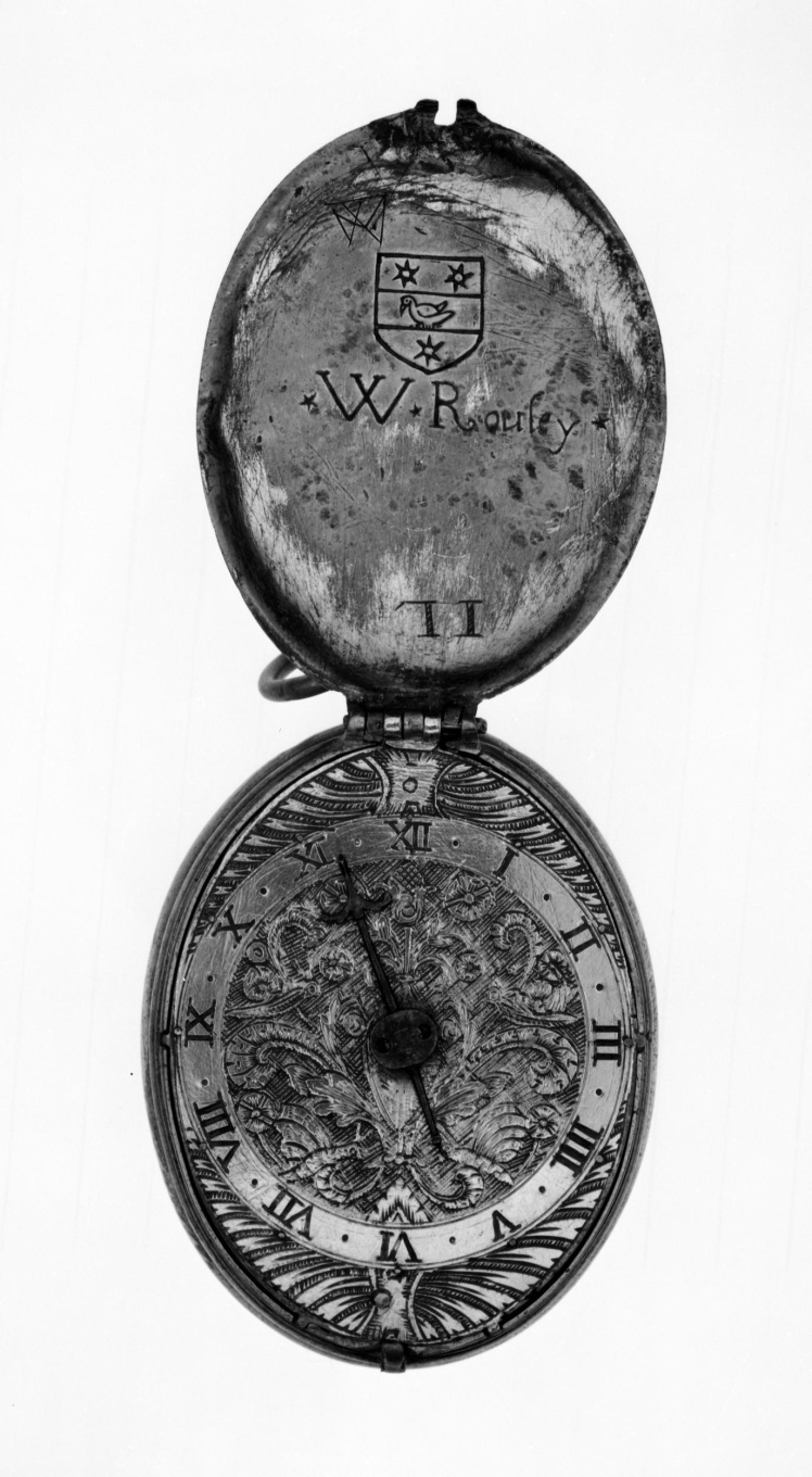 Кишеньковий годинник роботи Рендольфа Булла, 1590 рік. British Museum