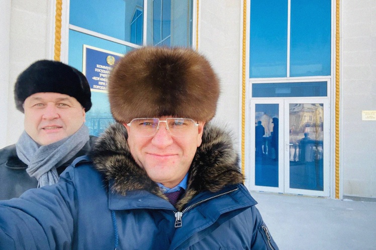 Евгений Шевченко в столице Казахстана Нур-Султане, 8 января 2021 года.