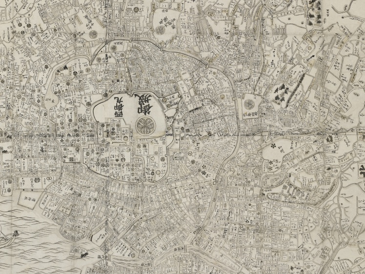 Карта Едо 1785 року.