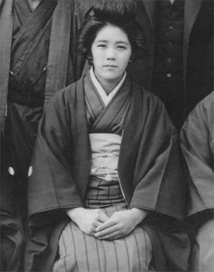 Kane Tanaka at the age of 20, 1923.