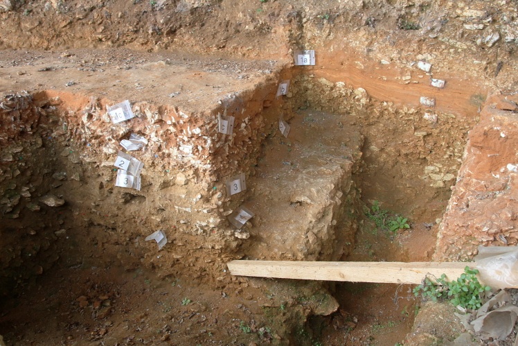Розкопки в печері Ла-Феррасі на півдні Франції.