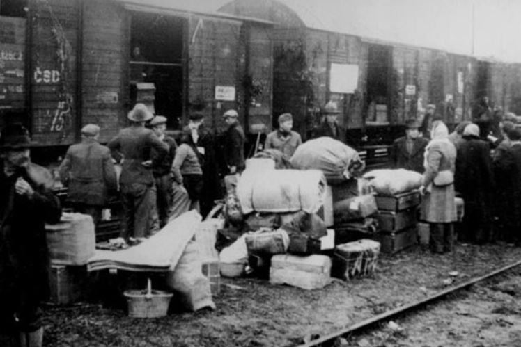 Polish families are deported to Siberia, 1940-1941.
