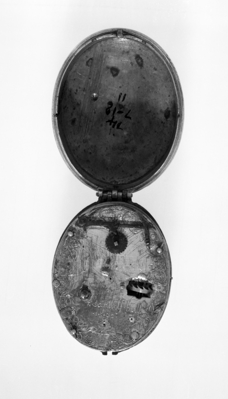 Кишеньковий годинник роботи Рендольфа Булла, 1590 рік. British Museum
