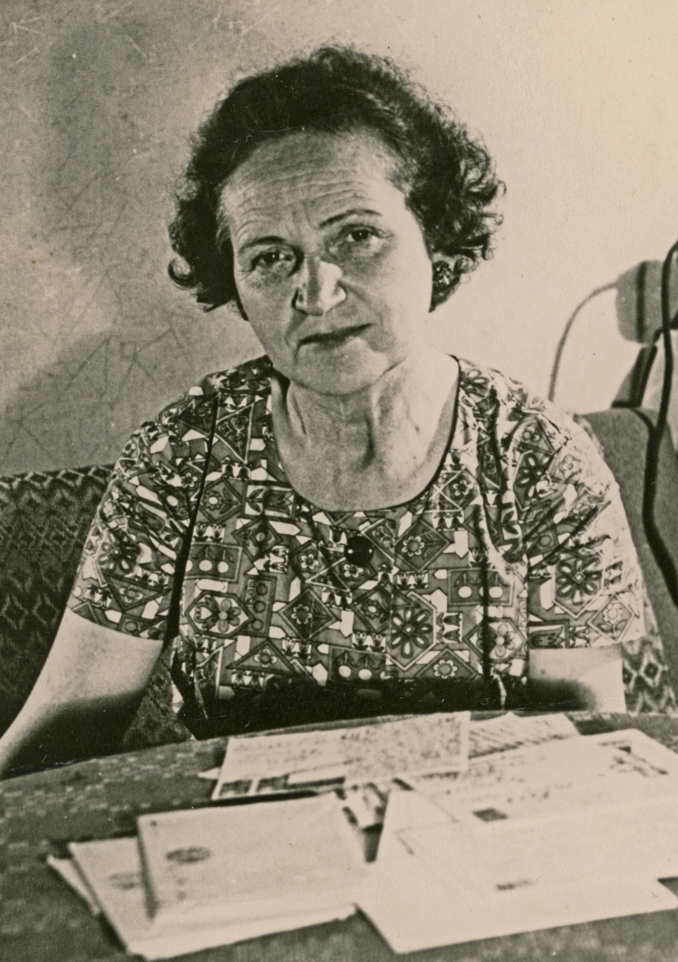 Дина Проничева, 1955 год.