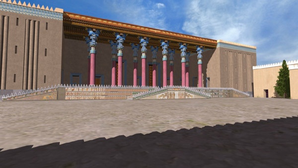 Реконструкція цитадельної площі для урочистих подій.