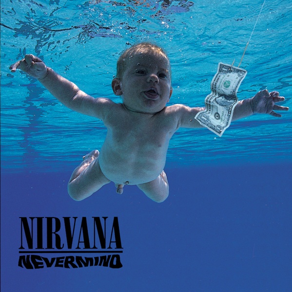Обкладинка альбому “Nevermind” гурту Nirvana (1991 рік)